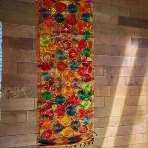 Guatemalan embroidered  table runner